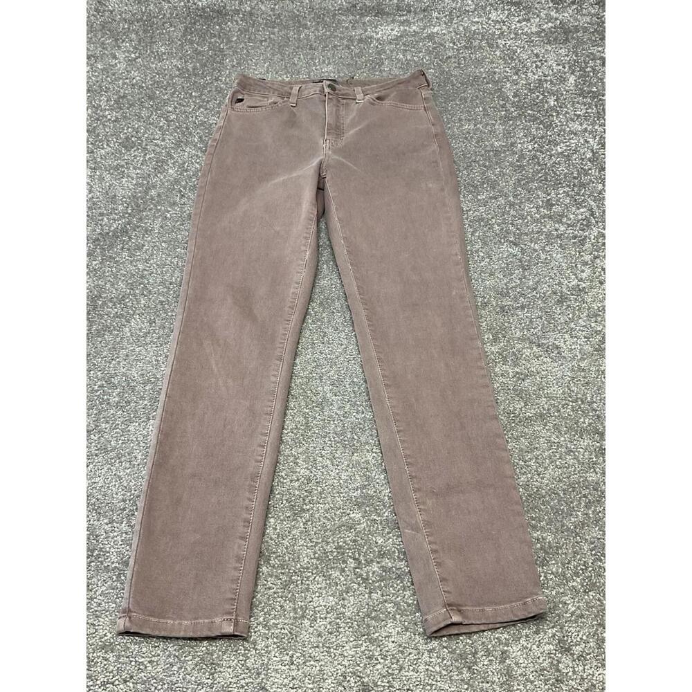 Kan Can skinny stretch 5 Pocket Washed Plum Jeans Size 28